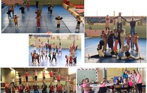 Echange entre cheerleaders au Gymnast Club Gramatois !