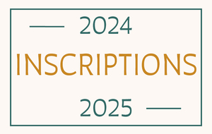 INSCRIPTION 2024 / 2025