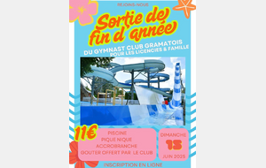 INSCRIPTION SORTIE DE FIN D’ANNÉE - QUERCYLAND