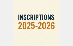 INSCRIPTION 2025 - 2026