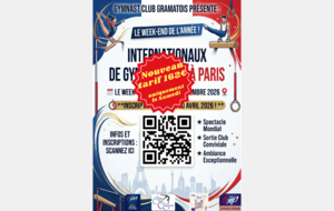 Internationaux de Gymnastique Paris 26 Septembre 2026