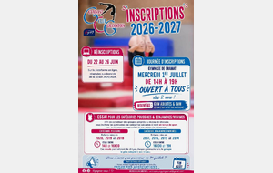 Inscriptions 2026 2027