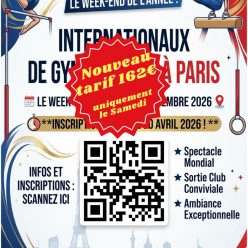 Internationaux de Gymnastique Paris 26 Septembre 2026